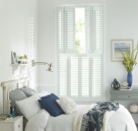 Tier on tier shutters giving you privacy whilst letting in the light